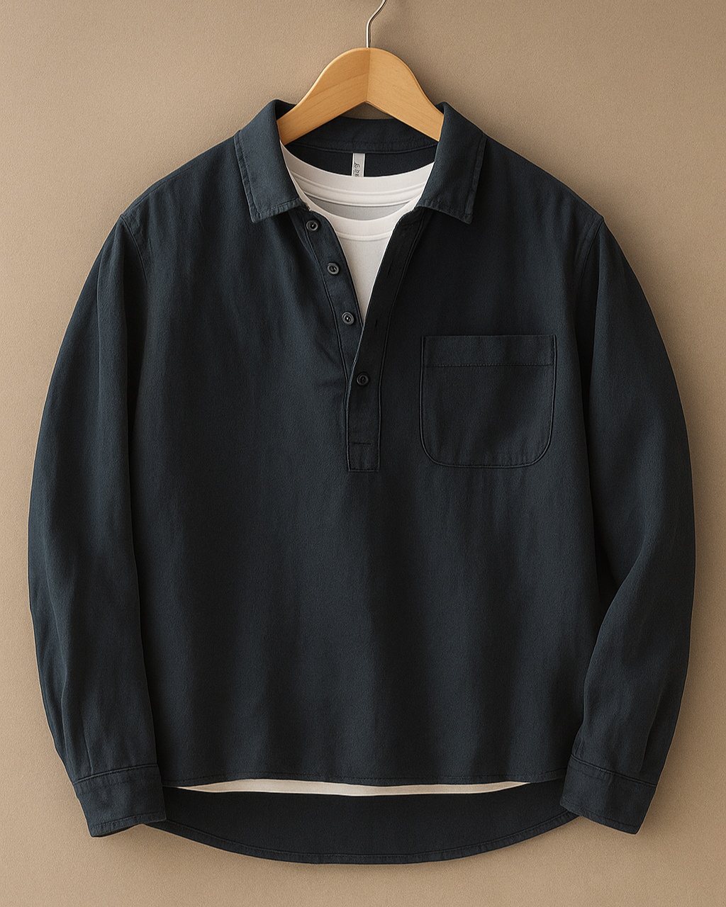 Classic nautical popover shirt for men | Mariner -1