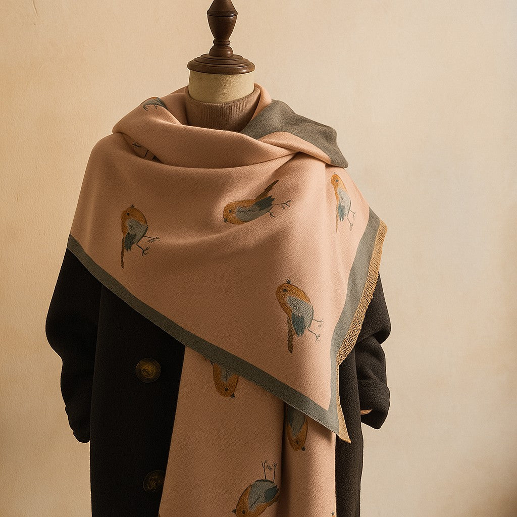 Soft classic everyday knit scarf for women | Paloma -6