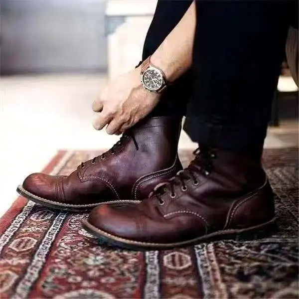 Classic rugged durable everyday boots for men | Caleb -4