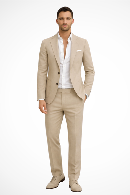 Tailored two-piece wedding guest suit for men | Theo -3