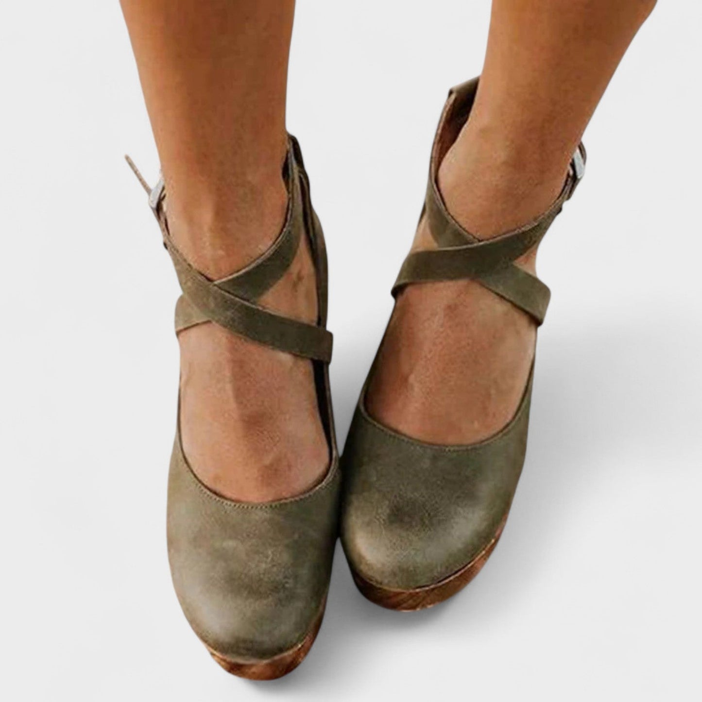 Elegant comfort-lift heeled summer sandals for women | Prim -3