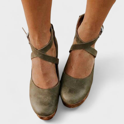 Bright Heeled sandals with supportive design for women | Prim