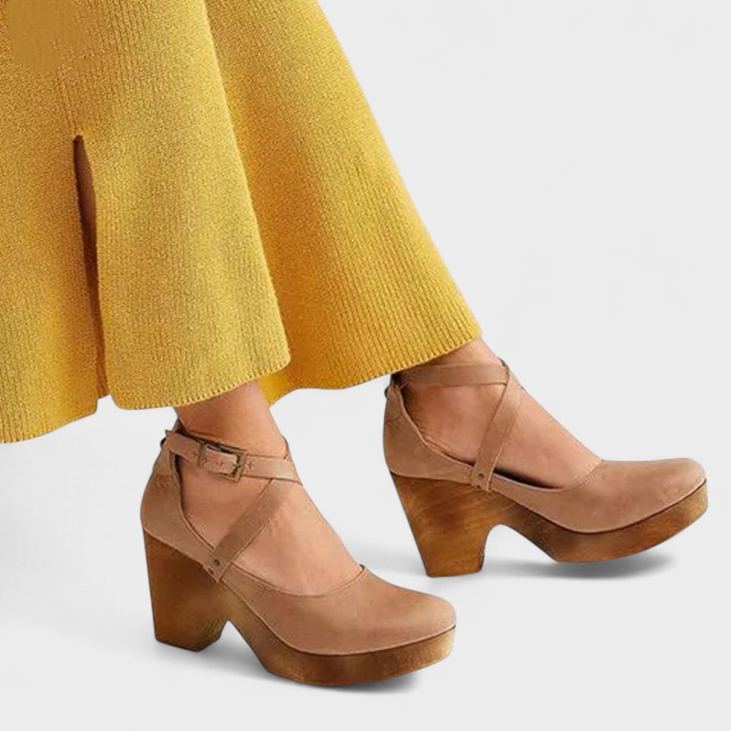 Bright Heeled sandals with supportive design for women | Prim