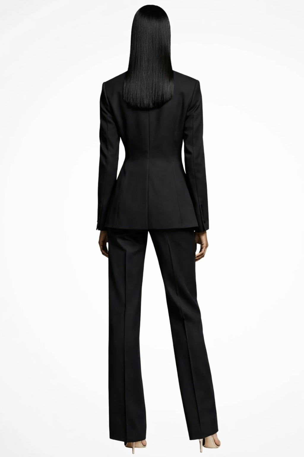 Tailored blazer and wide-leg trousers set for women | Liora -6