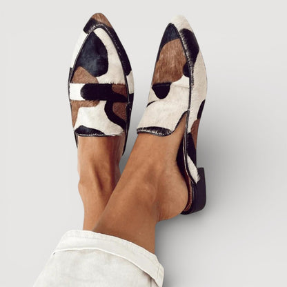 Statement abstract-detail everyday loafers for women | Velle -1