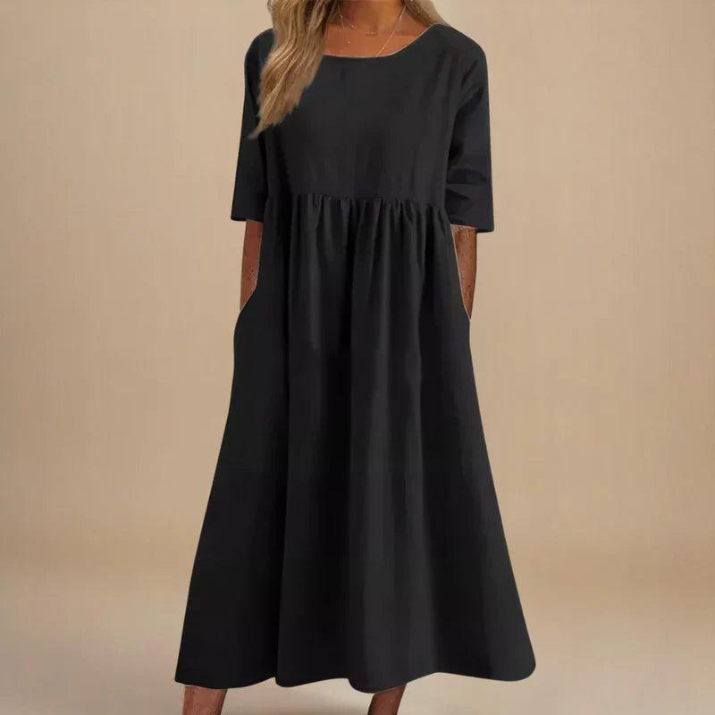 Stepping Flattering everyday dress for women | Marielle