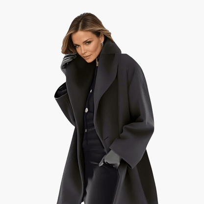 Classic wide-collar everyday jacket for women -4