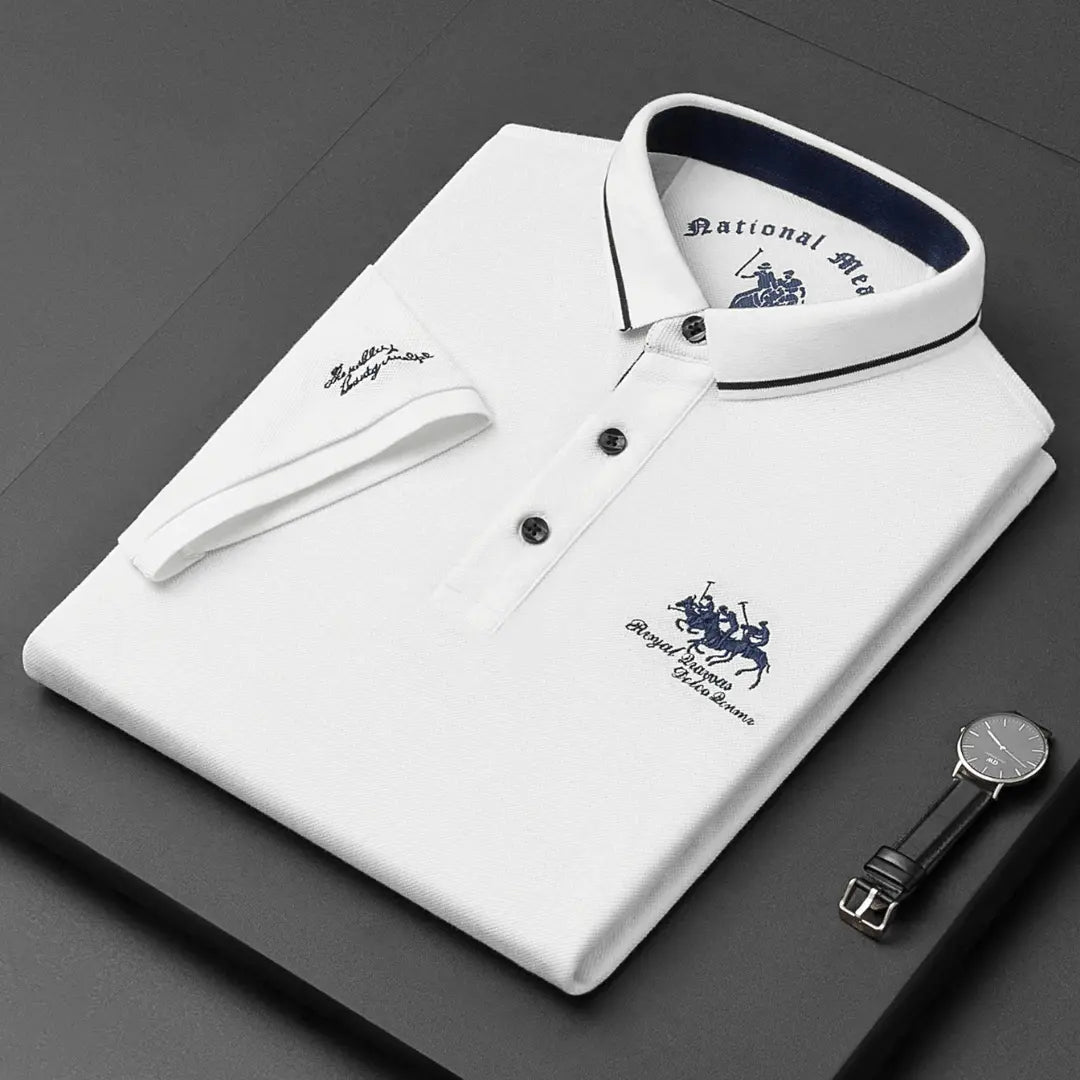 Classic smart casual polo shirt for men | Kaito -3