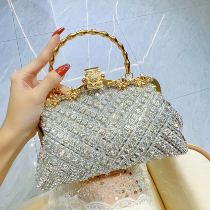 Luxurious structured vellum finish shoulder bag for women | Noble Vellum -6
