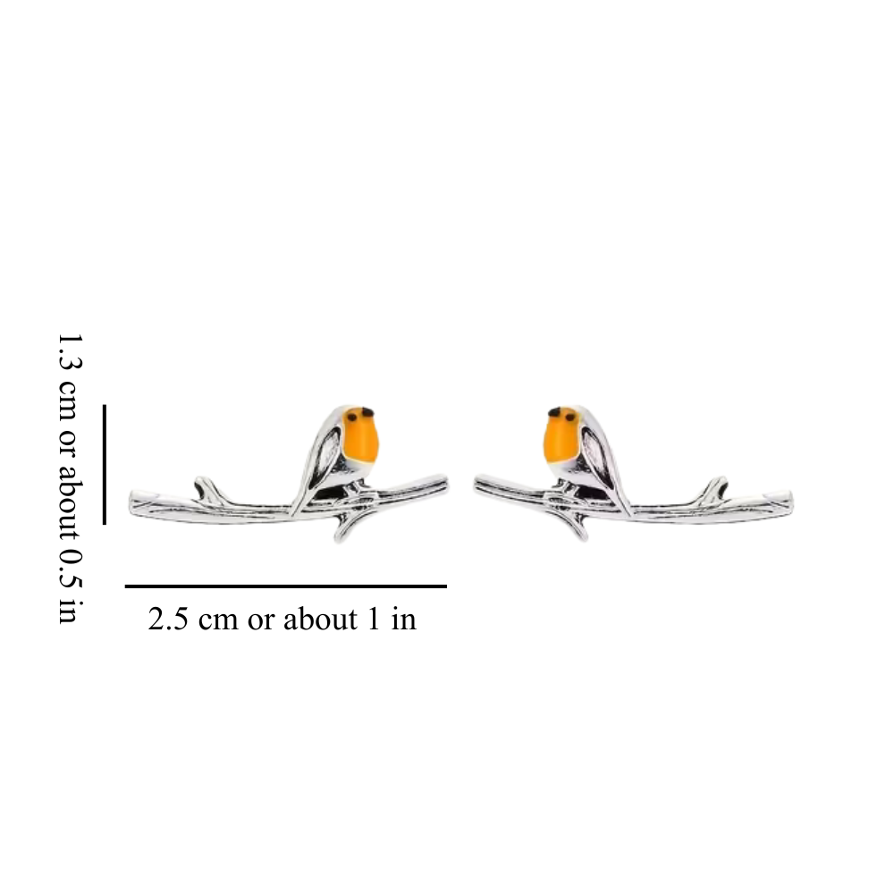 Signature Bird earrings with robin-inspired design for women | Robinelle