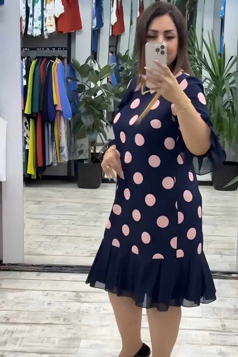 Stylish comfortable everyday midi dress for women | Pia -2