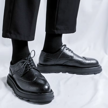 Classic heritage leather brogue shoes for men | West -7