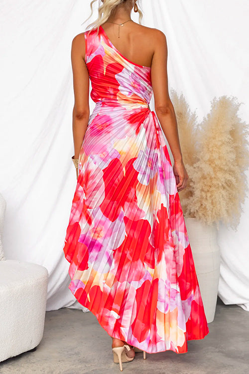 Geometric Pleated summer dress for women | Nina
