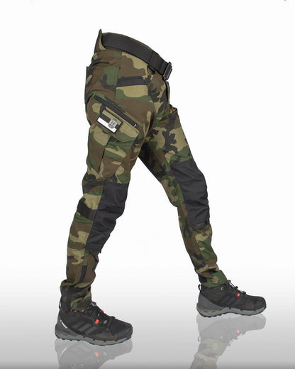 Waterproof tactical trousers with utility pockets for men | Carlton -6