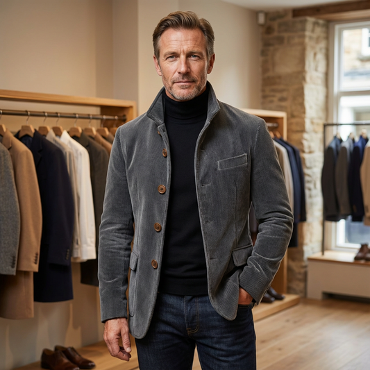 Casual vintage-inspired jacket for men | Casper -1