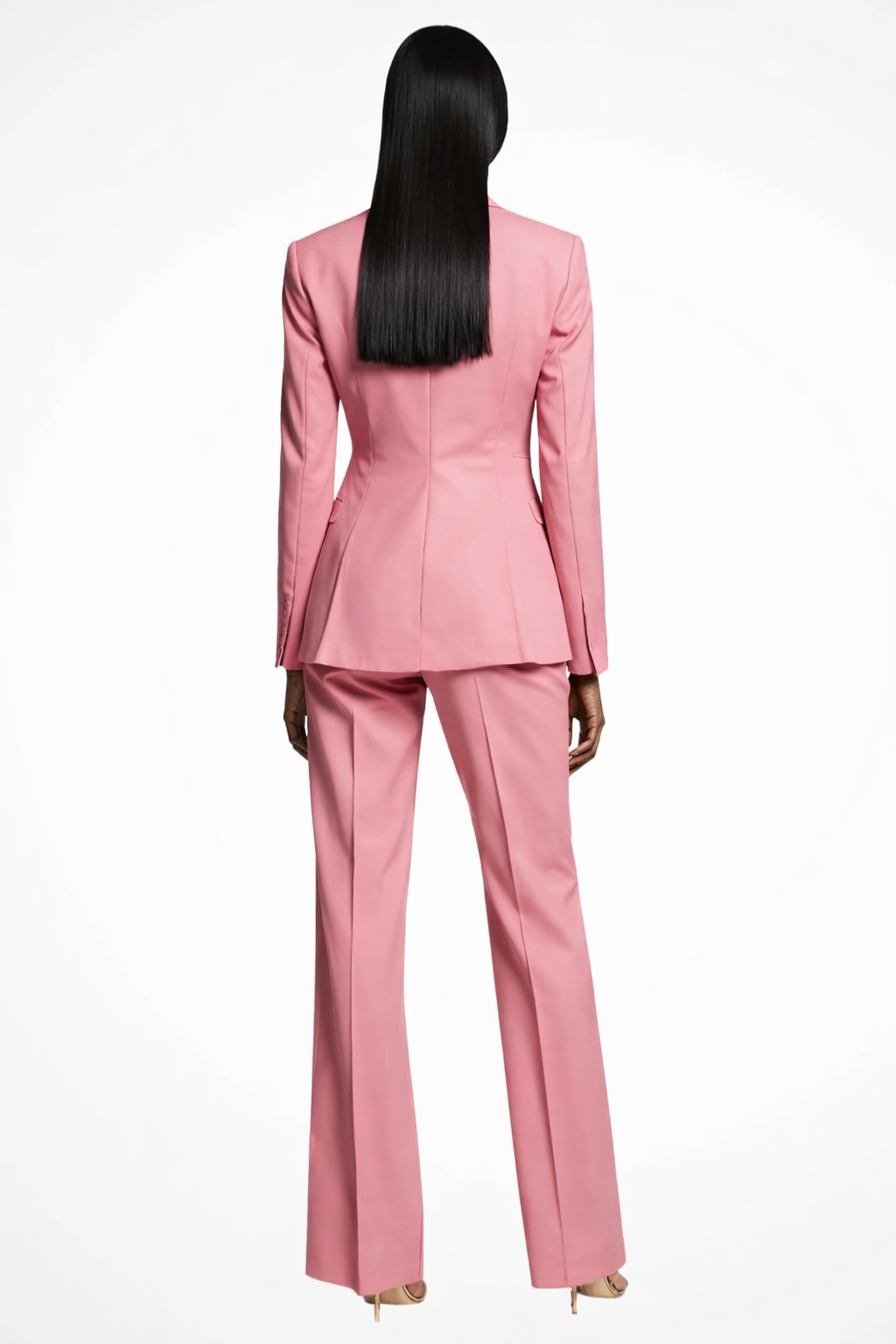 Tailored blazer and wide-leg trousers set for women | Liora -9
