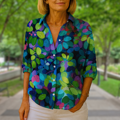 Relaxed Chic blouse with elegant silhouette for women | Aurélie