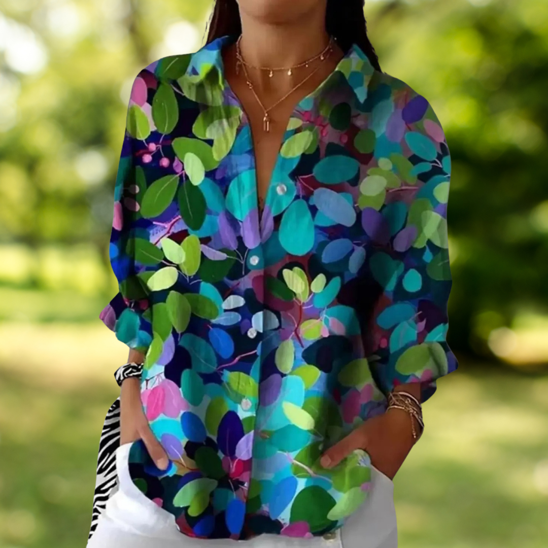 Relaxed Chic blouse with elegant silhouette for women | Aurélie