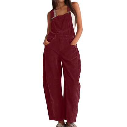 Stylish barrel wide-leg everyday jumpsuit for women | Ethel -3