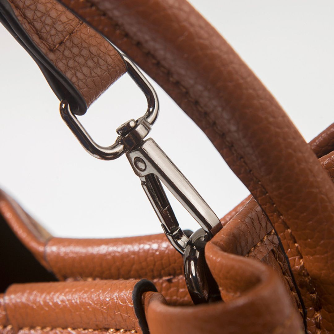 Elegant structured rose-inspired shoulder bag for women | Chant de Rose -3