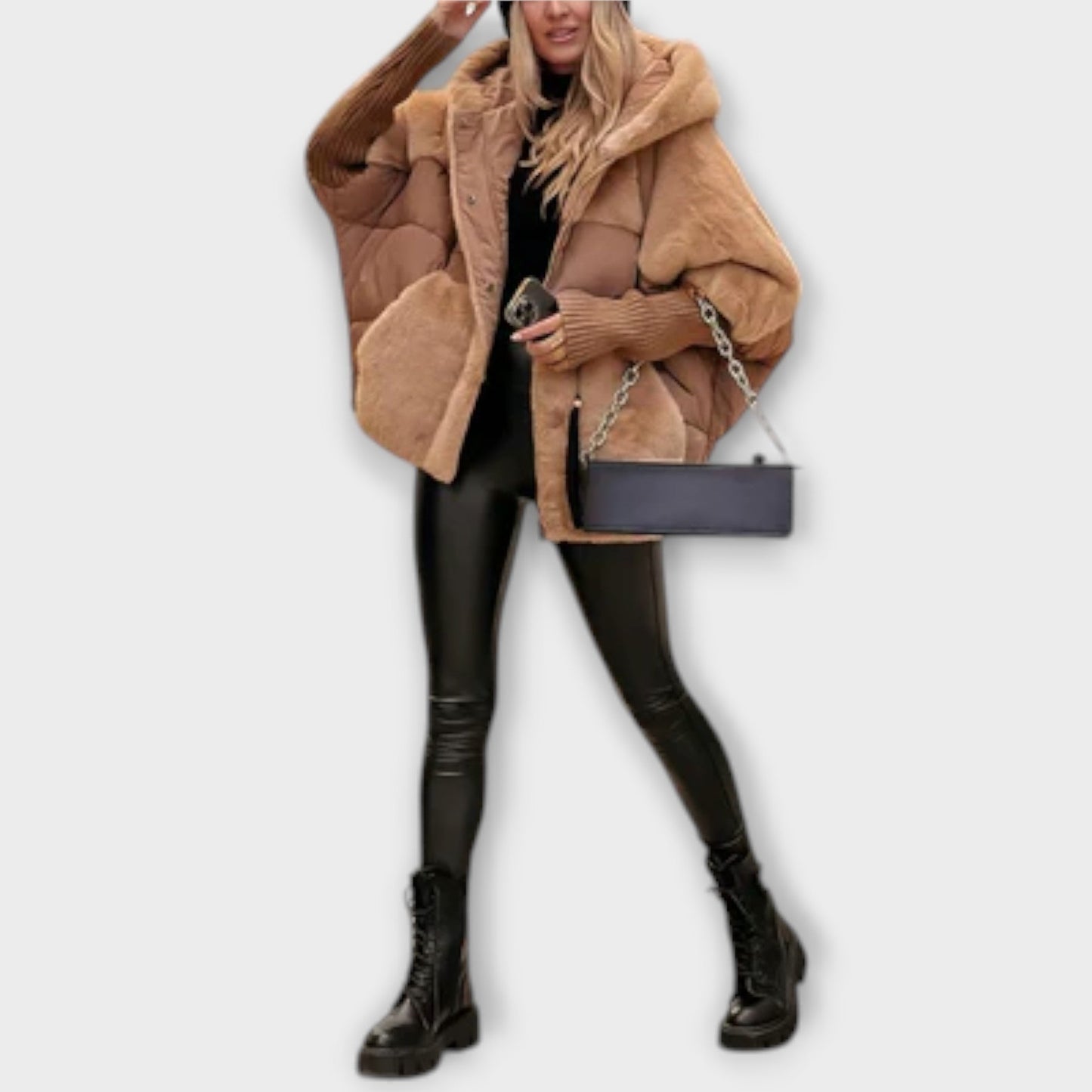 Elegant structured winter jacket for women | Ava -11