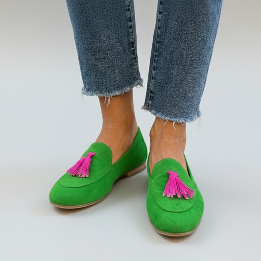 Classic Tassel-embellished loafers with playful detailing for women | Mandy