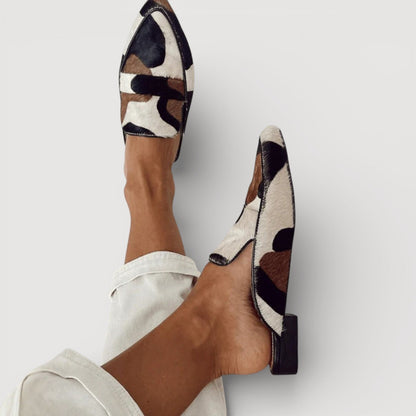 Statement abstract-detail everyday loafers for women | Velle -3