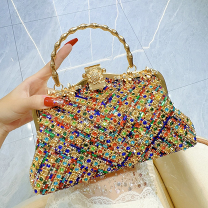 Luxurious structured vellum finish shoulder bag for women | Noble Vellum -7
