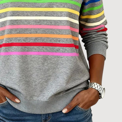 Relaxed casual zip-neck everyday top for women | Laica -8