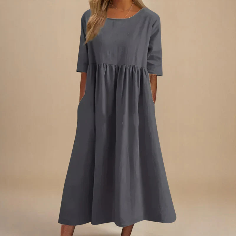 Stepping Flattering everyday dress for women | Marielle
