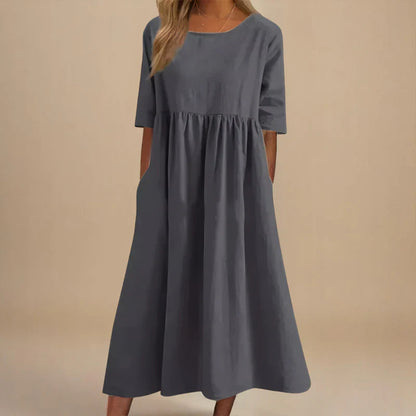 Stepping Flattering everyday dress for women | Marielle