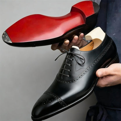 Classic brogue oxford dress shoes for men | Harry -2