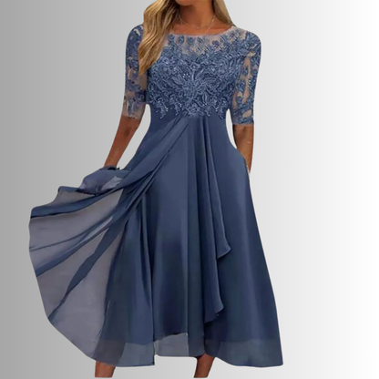 Elegant lace everyday dress for women | Rhonda -1