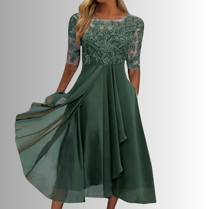 Elegant lace everyday dress for women | Rhonda -4