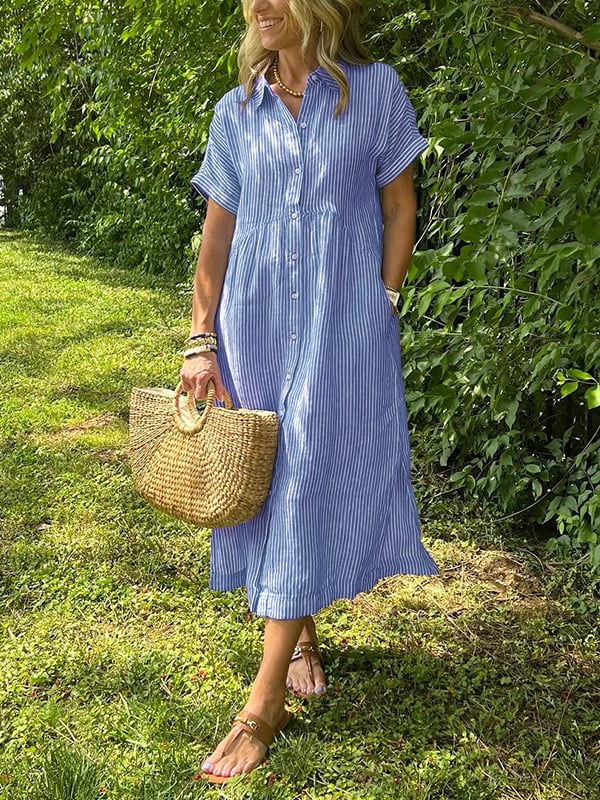Elegant flowing everyday maxi dress for women | Ruby -1