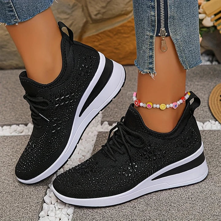 Driven Supportive sneakers with sparkling detail for women | Bonnie