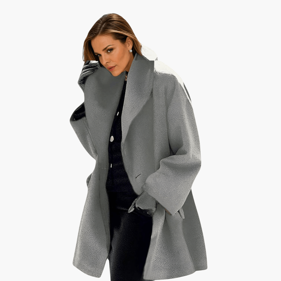 Classic wide-collar everyday jacket for women -6