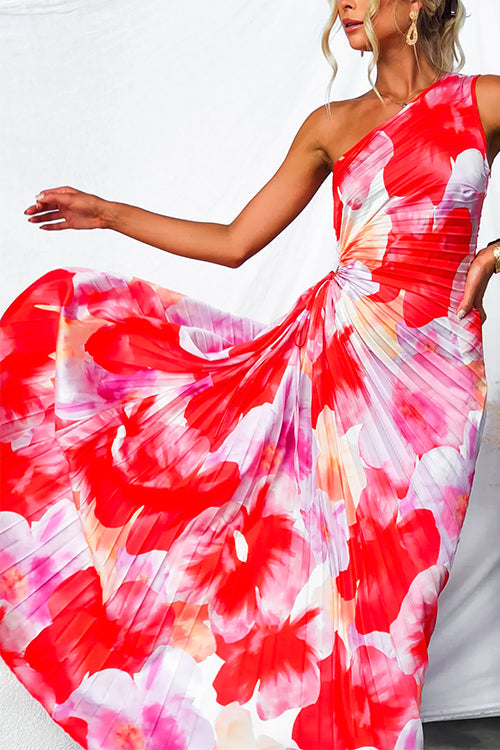 Geometric Pleated summer dress for women | Nina