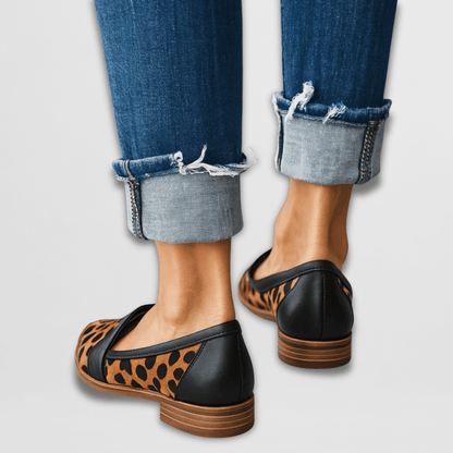 Soft suede orthopedic loafers for women | Helen -5