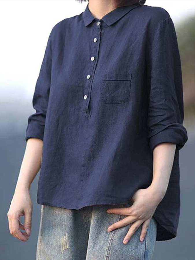 French vintage everyday blouse for women | Alice -10