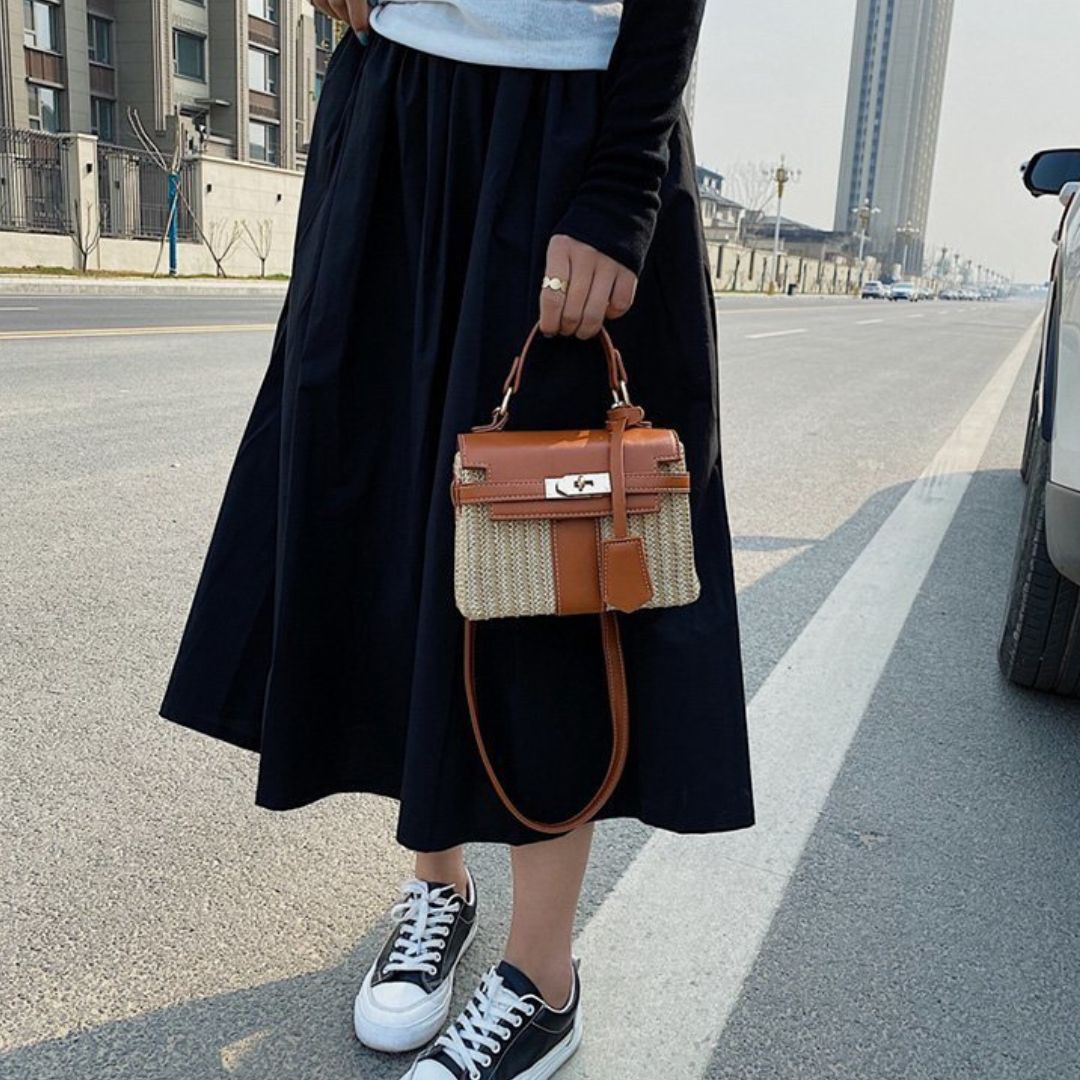 Chic structured elegant evening shoulder bag for women | Ivresse Elegante -4