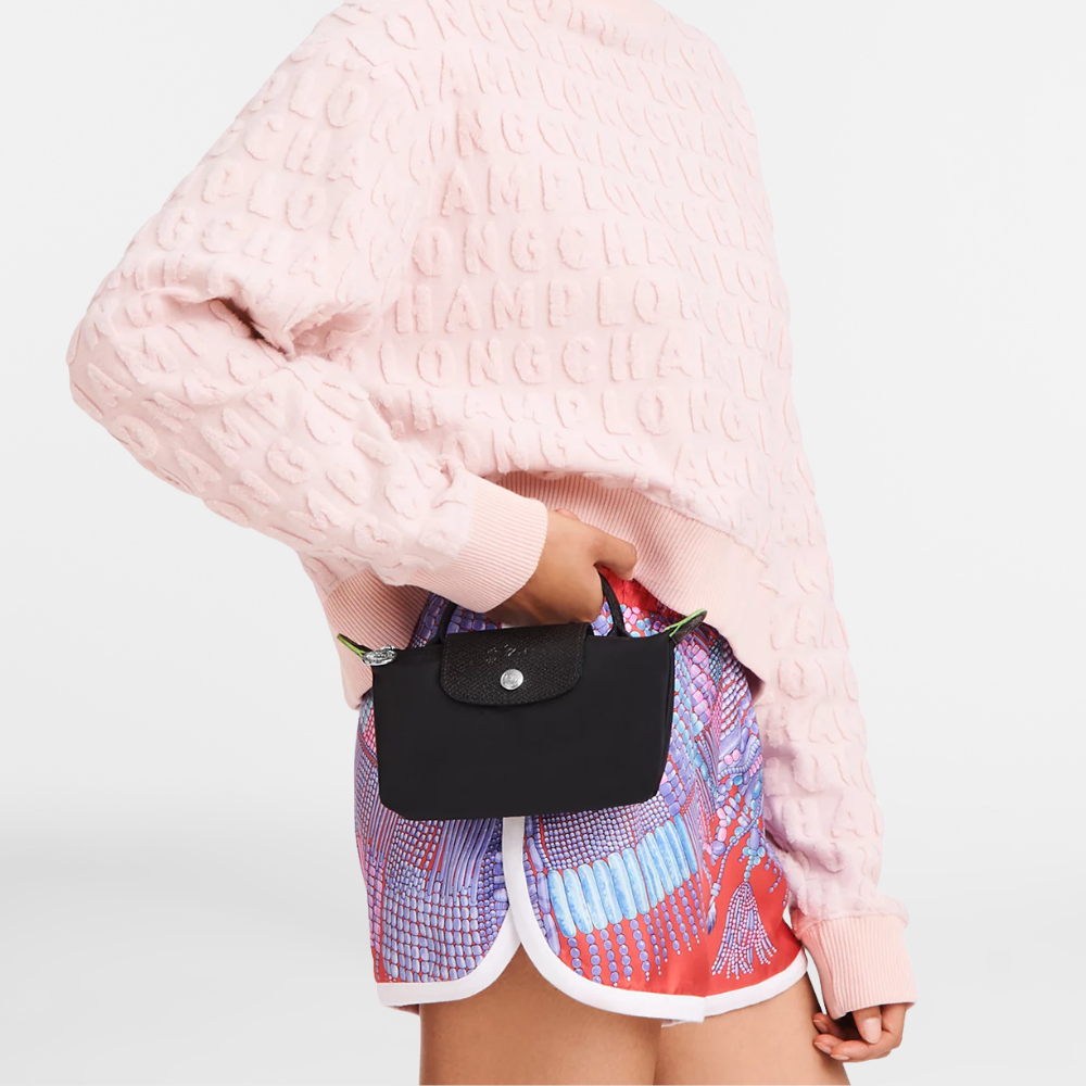 Stashing Elan mini pouch bag with strap for women | Longchamp