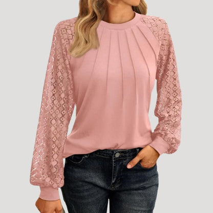 Long-sleeve smart-casual everyday blouse for women | Amelie -1