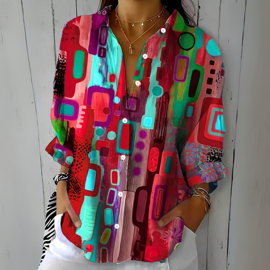 Relaxed Chic blouse with elegant silhouette for women | Aurélie