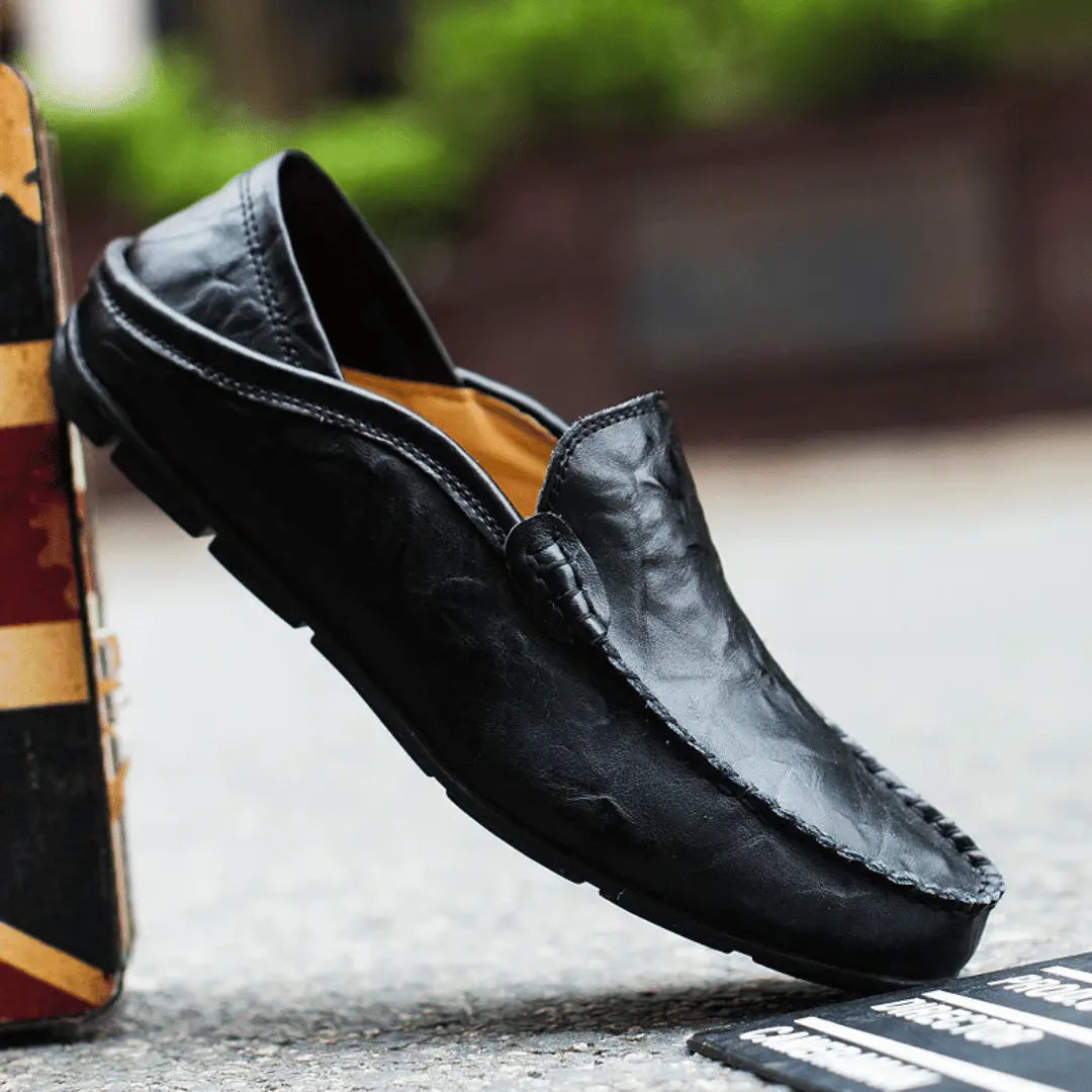 Tuscan artisan leather moccasin loafers for men | Matteo Bellucci -7