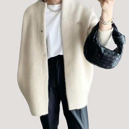Knit Long knit cardigan with relaxed silhouette for women | Arlette