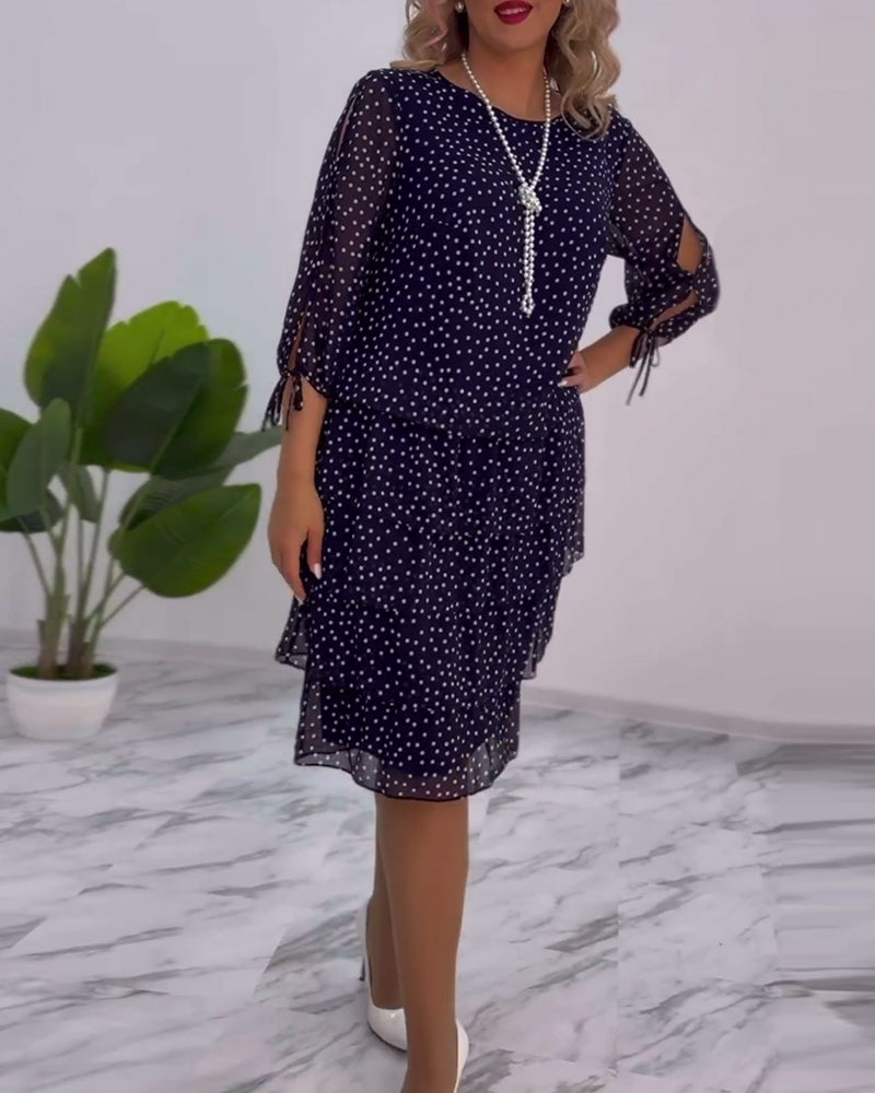 Elegant relaxed winter dress for women | Auterelle -3