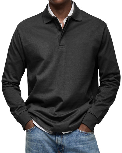Vintage long-sleeve everyday casual shirt for men | Oscar -3
