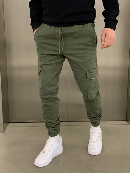 Relaxed cargo jogger trousers for men | Thomas -6