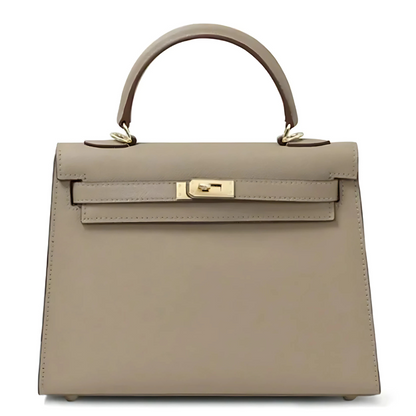 Chic structured silken finish shoulder bag for women | Silken Dawn -1